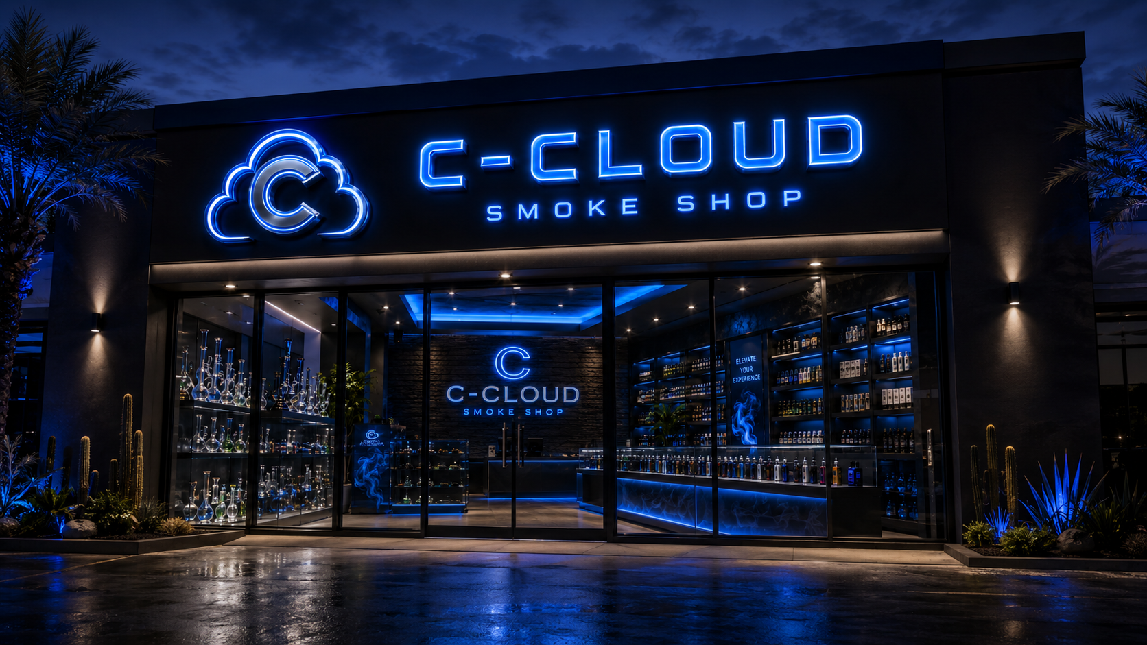 C-CLOUD Smoke Shop shop visual asset
