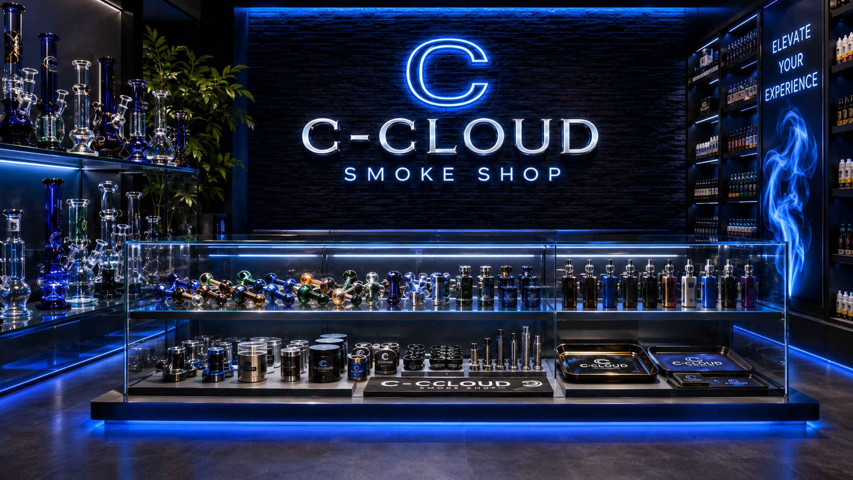 C-CLOUD Smoke Shop shop visual asset