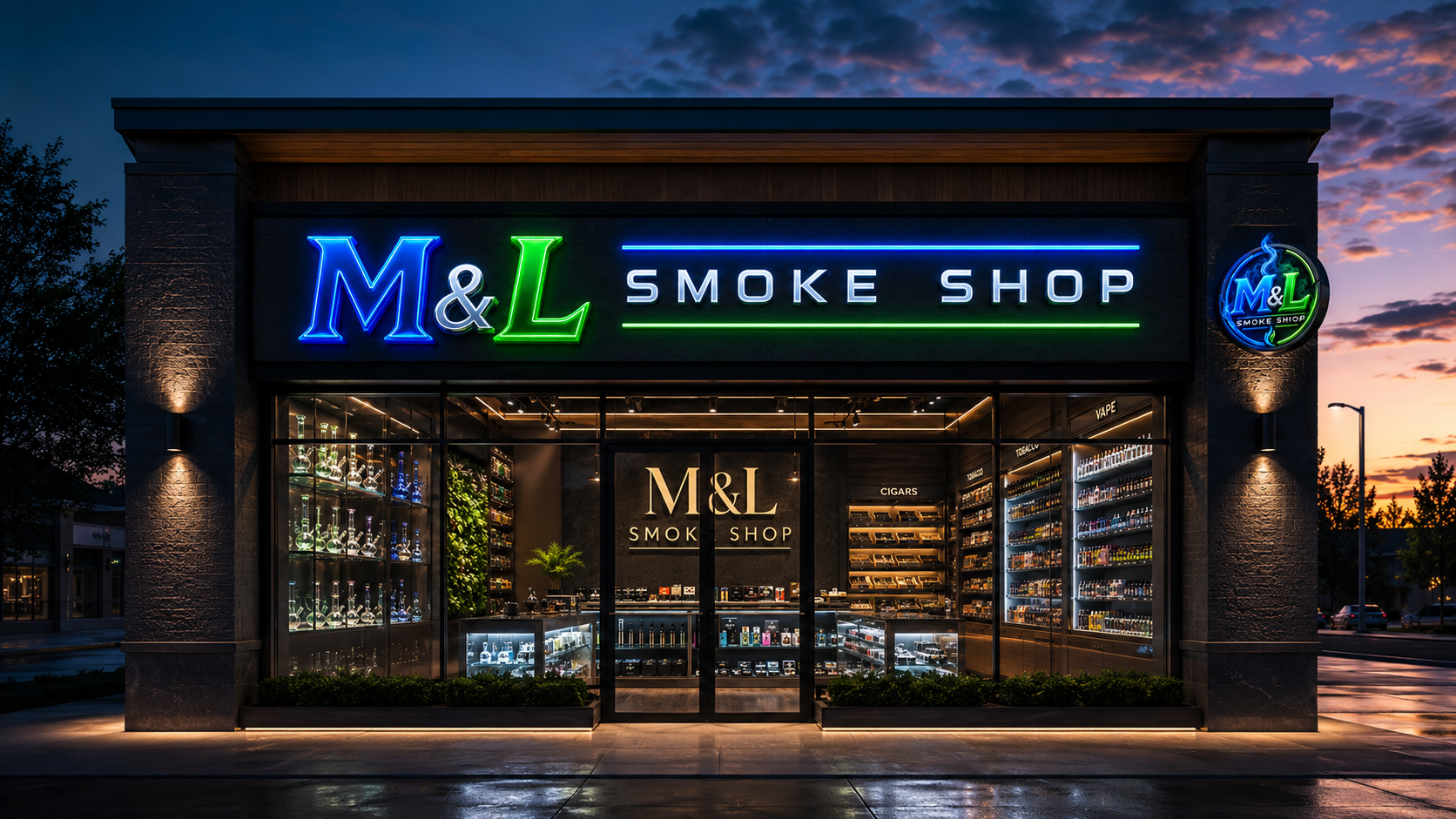 M&L Smoke Shop shop visual asset
