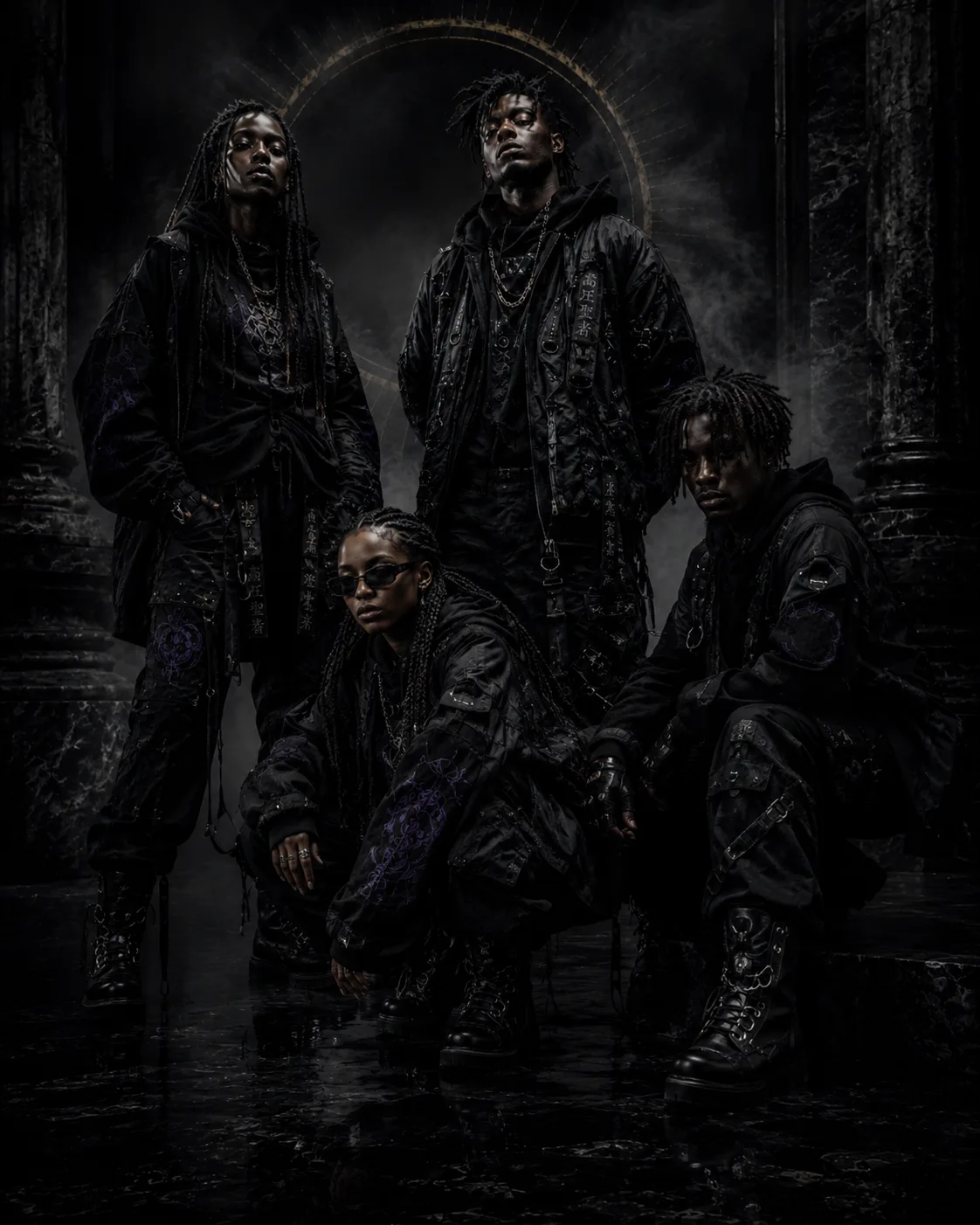 Kōatsu Seija Gothic Cyberpunk Fashion Collective Portrait visual
