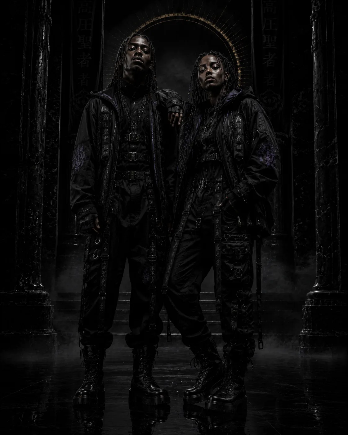 Kōatsu Seija Gothic Figures in a Marble Temple visual