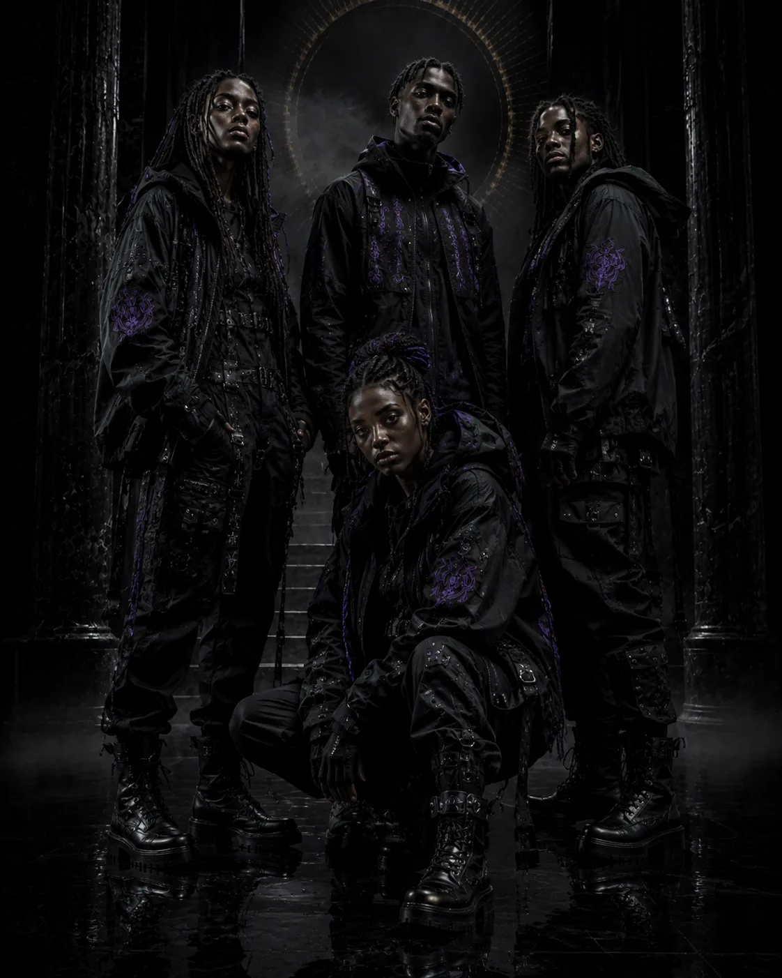 Kōatsu Seija Cyber Gothic Squad in Dark Temple visual