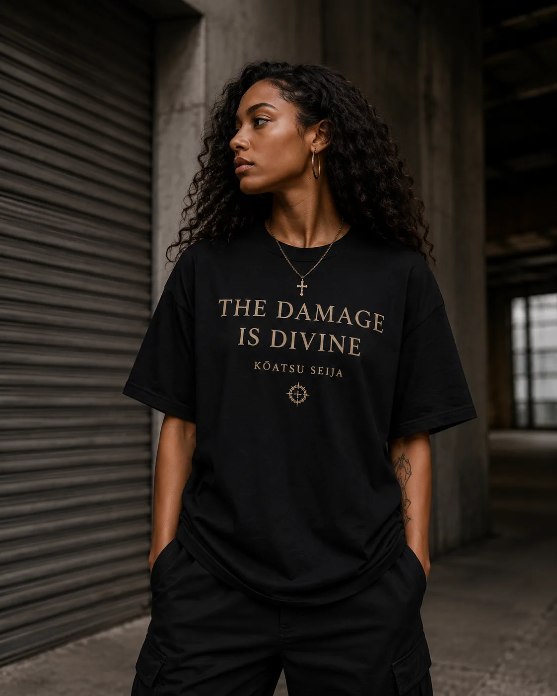 Kōatsu Seija Urban Streetwear in a Moody Warehouse visual