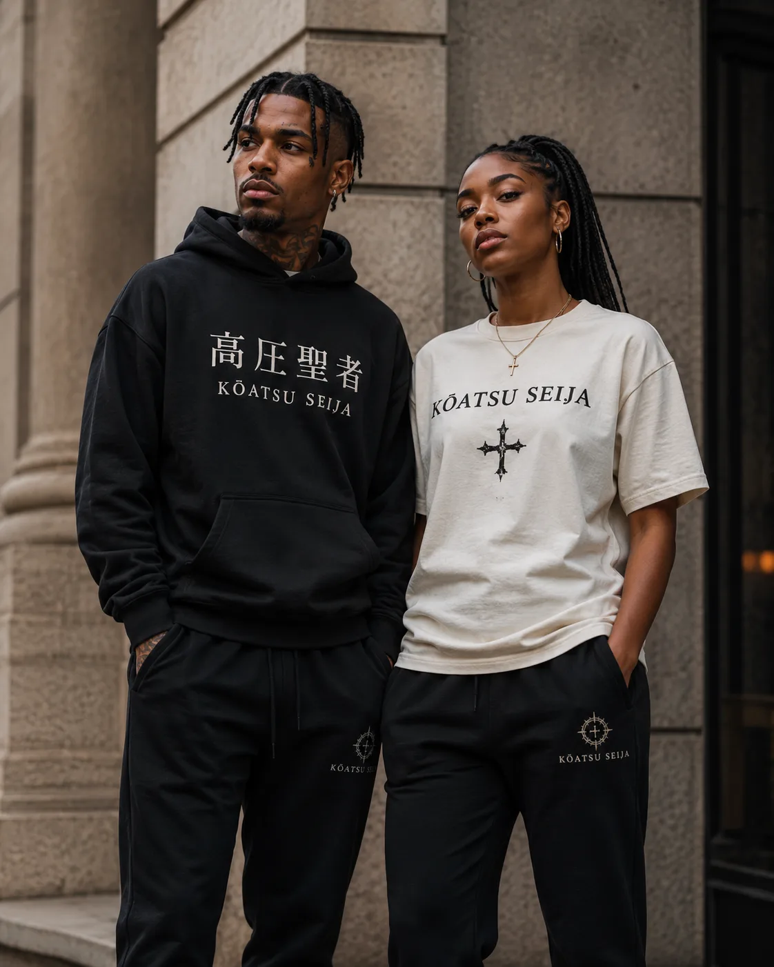 Kōatsu Seija Urban Streetwear Vibe with Neutral Tones visual